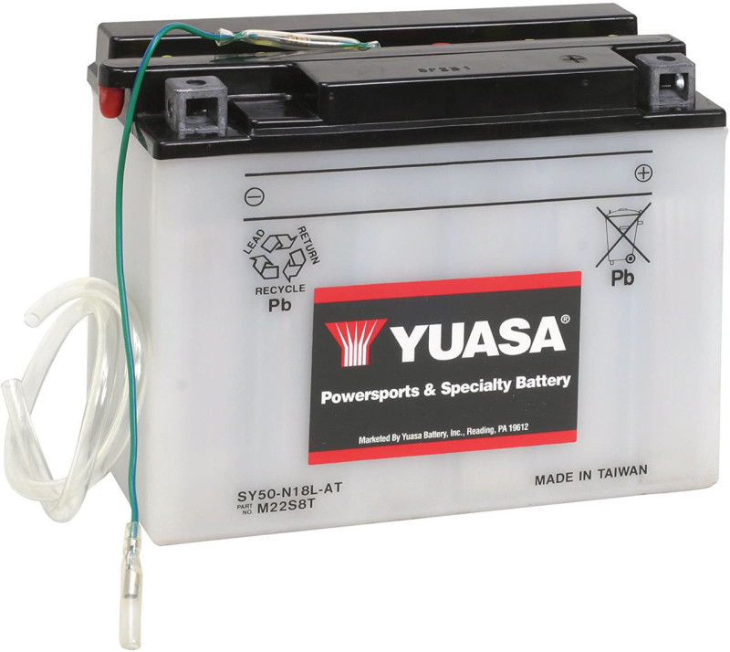 Yuasa SY50-N18L-AT Yumicron 12 Volt Battery - YUAM22S8T