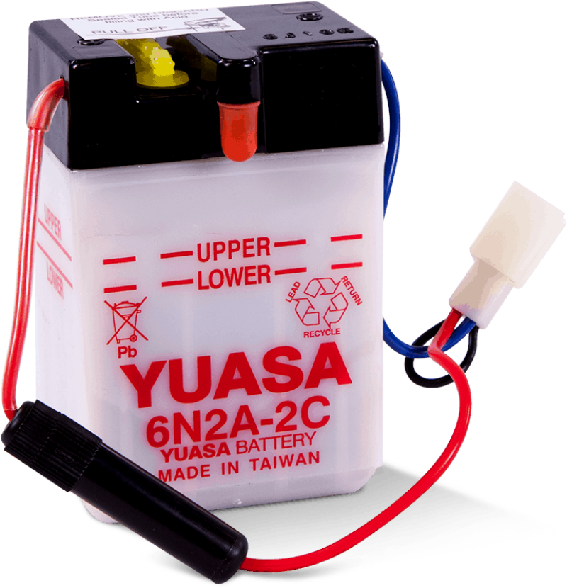 Yuasa 6N2A-2C Conventional 6 Volt Battery - YUAM262AC