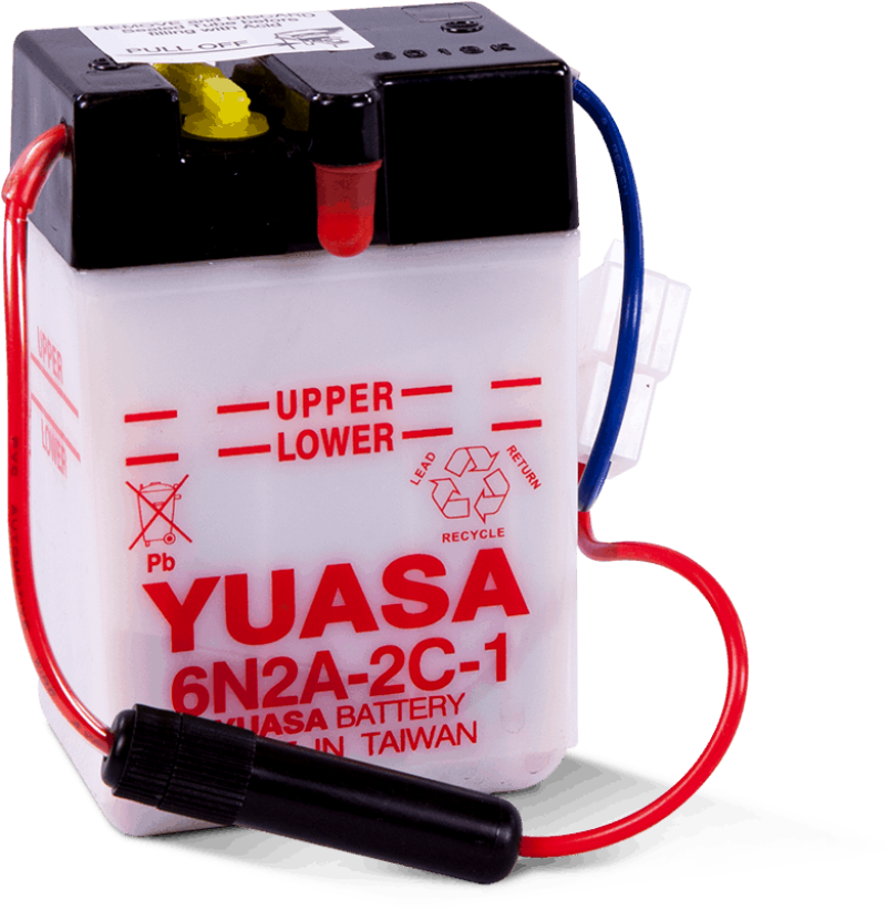 Yuasa 6N2A-2C-1 Conventional 6 Volt Battery - YUAM262C1