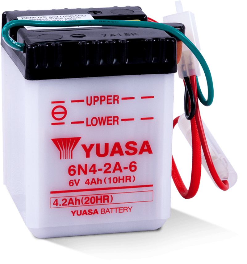 Yuasa 6N4-2A-6 Conventional 6 Volt Battery - YUAM2646A