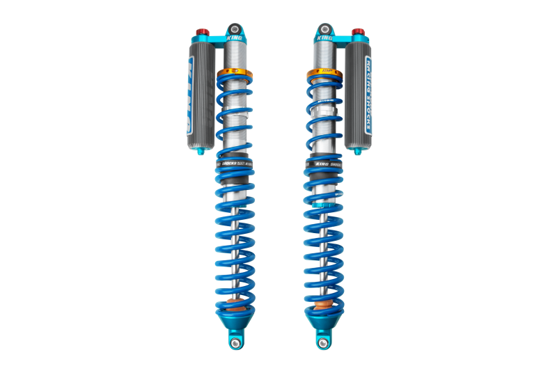 King 2024 Maverick R Front 2.5in Internal Bypass Piggyback Coilover w/Finned Res. w/Adj. Req Cutting - 25700-353A
