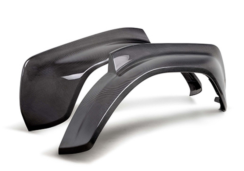 Ford Racing 22-24 Bronco Raptor Carbon Fiber Rear Fender Flare Set - Gloss - M-16268-BGR