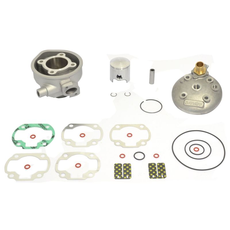 Athena 98-00 Aprilia 51 LC 50 47.6mm Bore 70cc 12mm Pin Domed Piston Big Bore Cylinder Kit w/Head - 072400/1