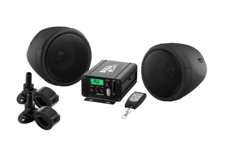 Boss Audio Systems Motorcycle Speakers and Amplifier Audio Sound System - MCBK520B