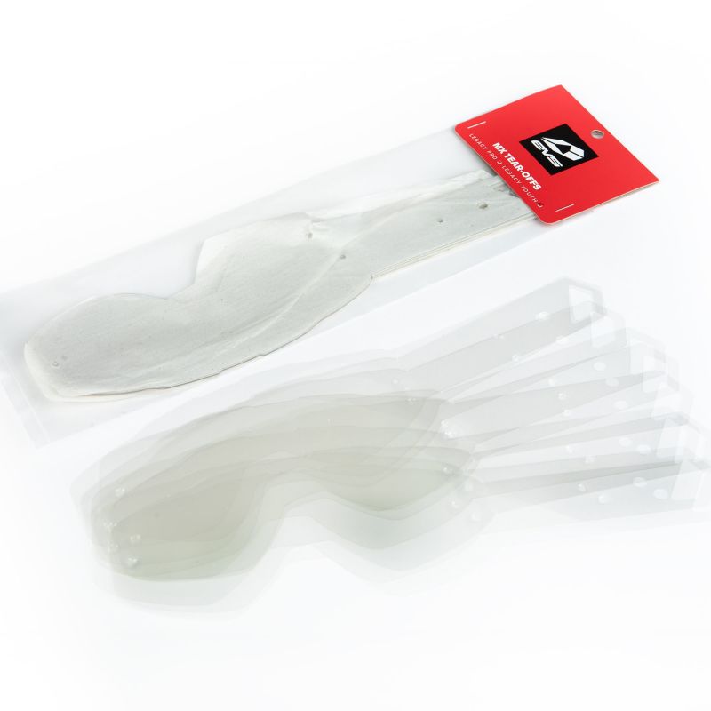 EVS Legacy Goggle Tear Offs Youth (Standard) 10PK - Clear - GLYOTO-10PK