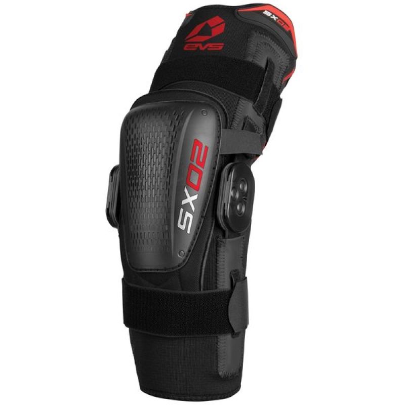 EVS SX02 Knee Brace Black - Large - SX02-20K-L