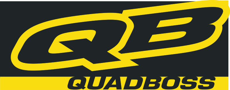 QuadBoss 88in x 34in Logo Banner - 155623