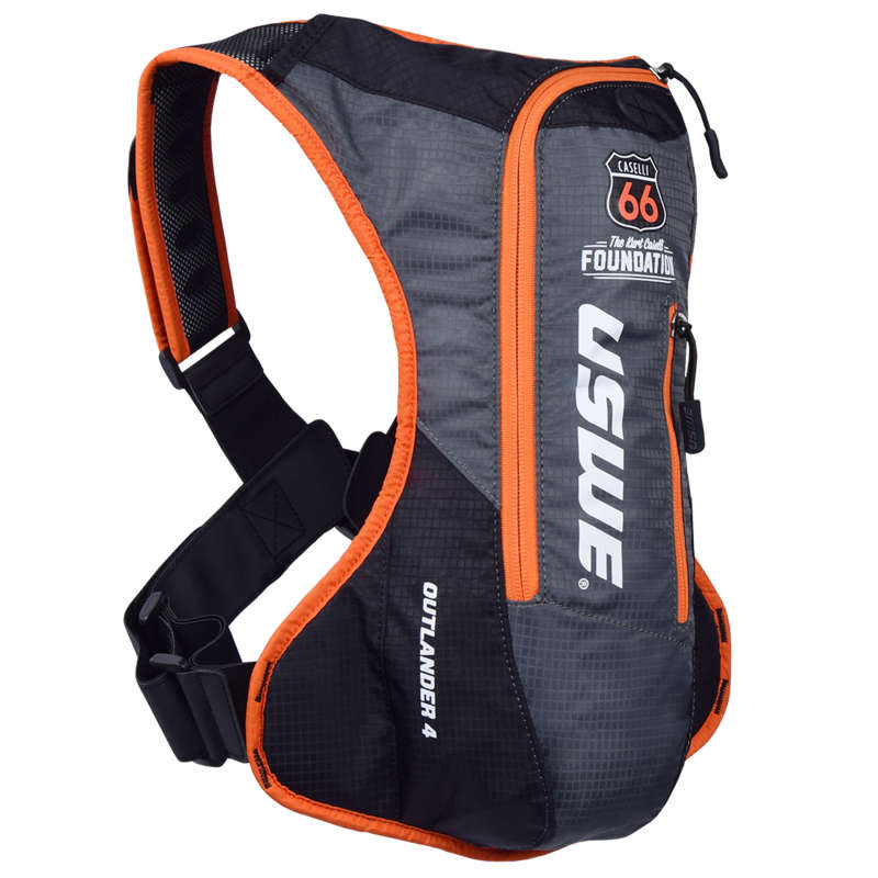 USWE Outlander KC66 Limited Edition Hydration Pack 4L - Black/Grey/Orange - 2046666