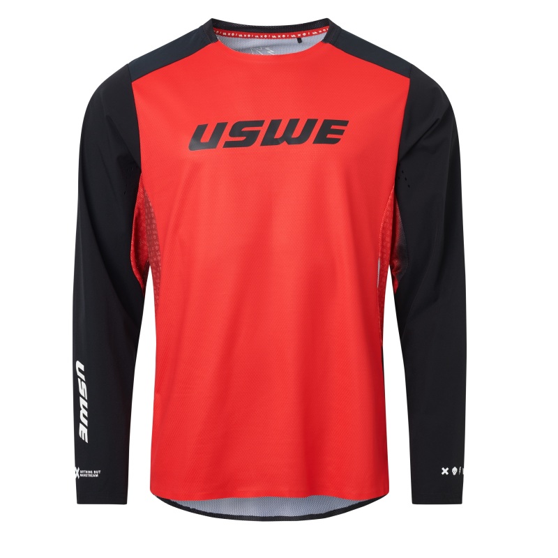USWE Lera Off-Road Jersey Adult Flame Red - XS - 80951001400103