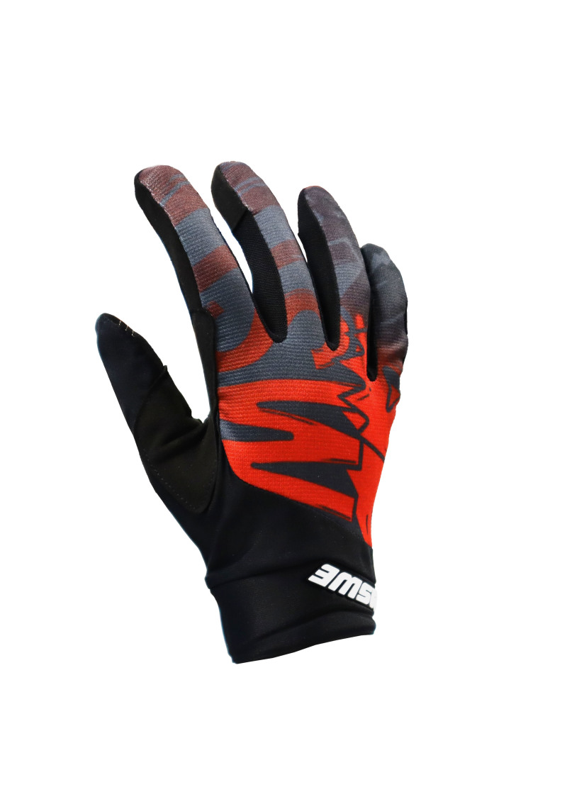 USWE Cartoon Off-Road Glove Flame Red - Large - 80997043400106