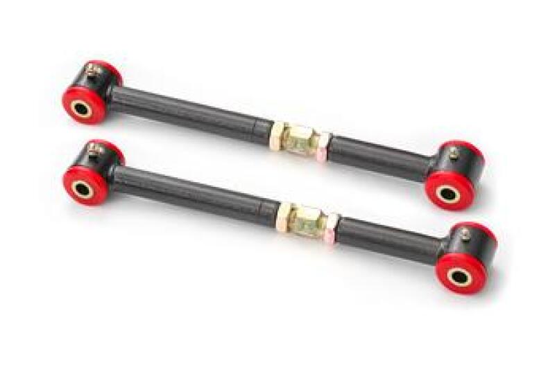 BMR 08-14 Cadillac CTS-V Rear Adjustable Toe Rod w/ Poly Bushings - Black - TR629H