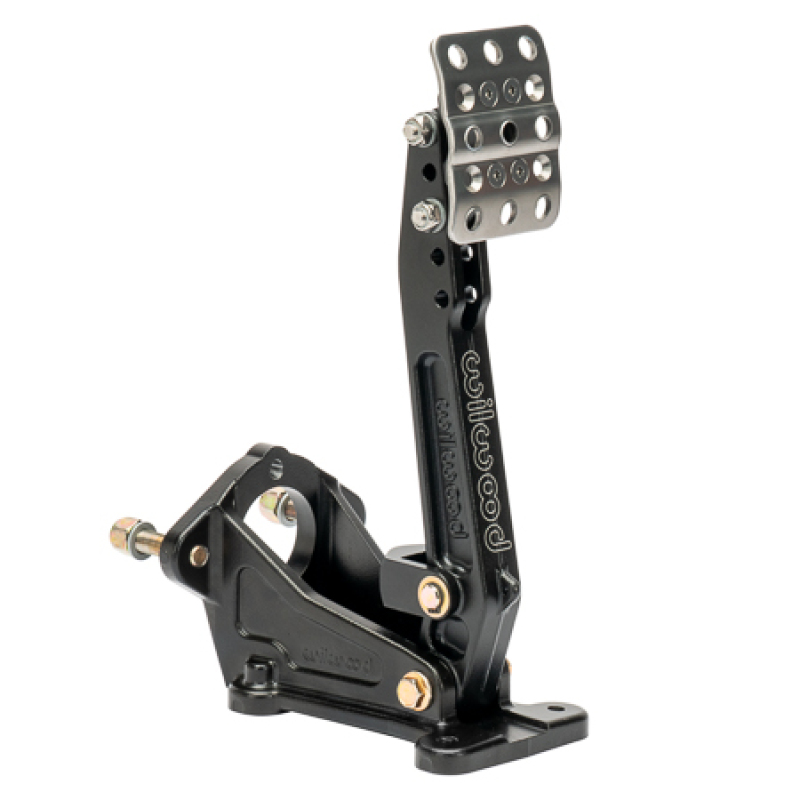Wilwood Adjustable Ratio Tandem Master Cylinder Brake Pedal Assembly w/ 5.25:1 - 6.00:1 Ratio - 340-17698