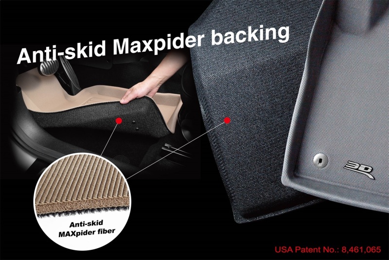 3D Maxpider 15-23 Jeep Cherokee Maxtrac Black R1 R2 - A5JP01501809
