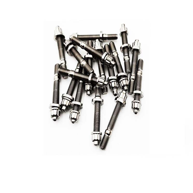 BLOX Racing Xtreme Titanium Studs M8x1.25x55mm 8 Piece Set - BXFL-00308-8-TI