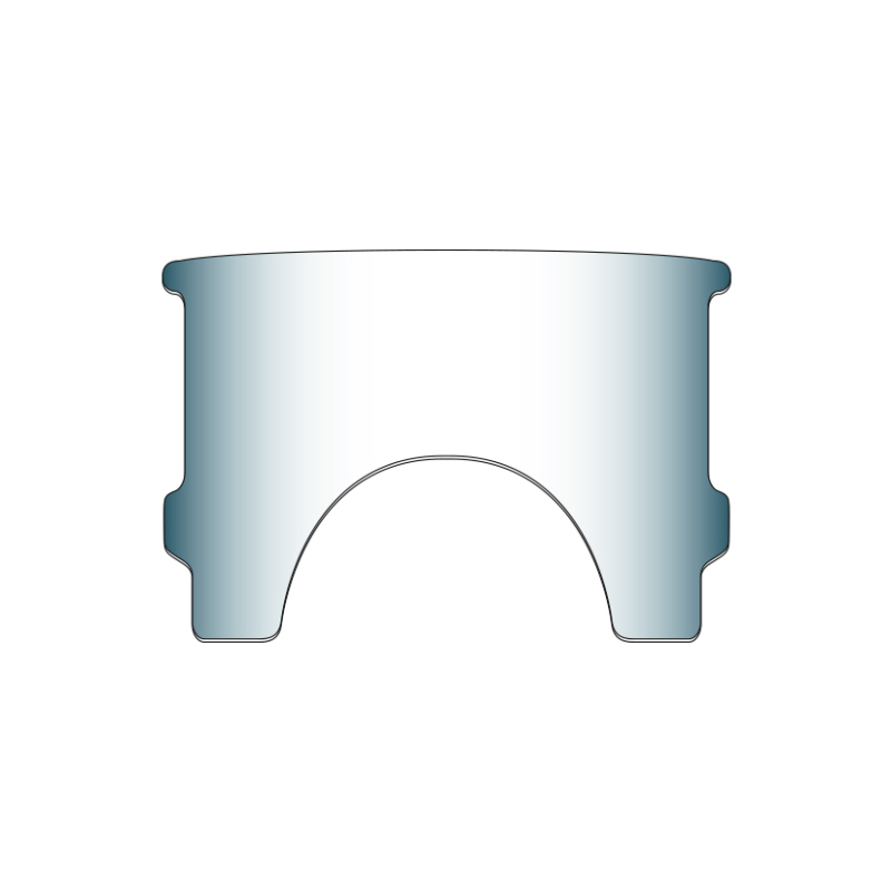 National Cycle Harley Davidson FLST/FX Replacement Window-Clear - 23020