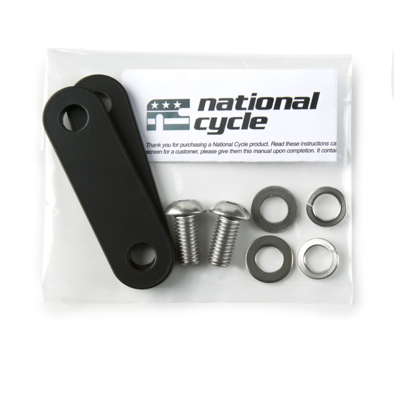 National Cycle 18-24 Honda GL1800 Footpeg Bracket 76 mm.-Black - BAG#4015-76MM