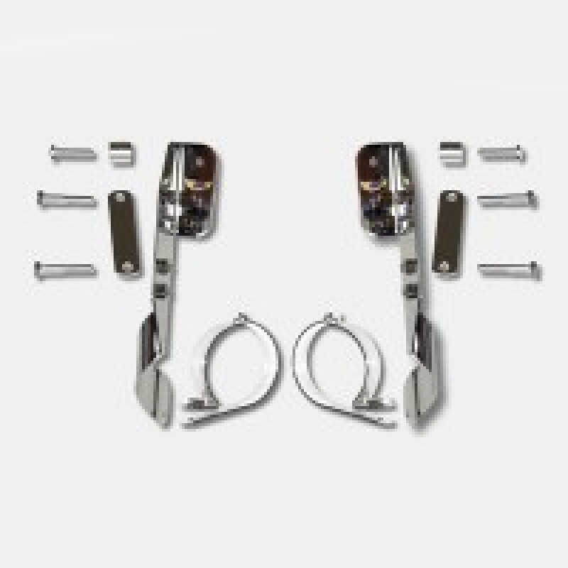 National Cycle 98-04 Suzuki LV1500 Intruder Narrow Mount Chrome Kit - KIT-BG