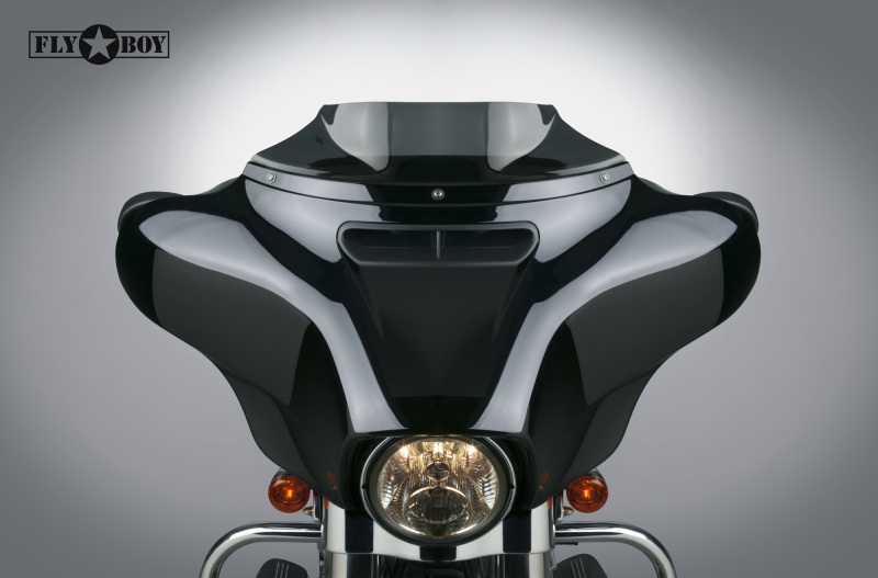 National Cycle 14-23 Harley FLHTCU/L/G/FLHTK/FLHTKL/FLHX/FLHXS/FLHT FlyBoy Custom Windscreen-D.Tint - N27410