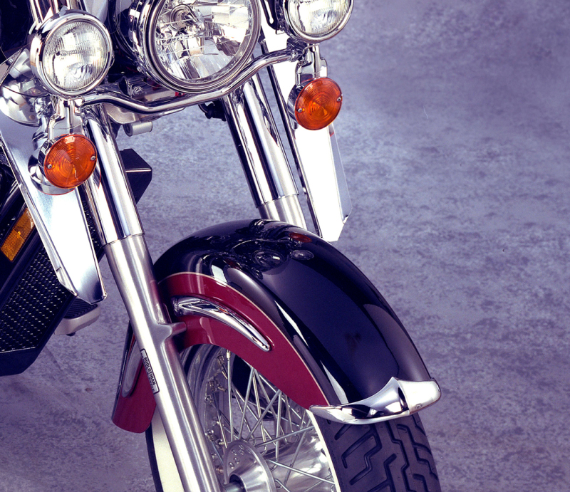 National Cycle 97-02 Honda VT1100C3 Areo Front Fender Tips 2pc - N735