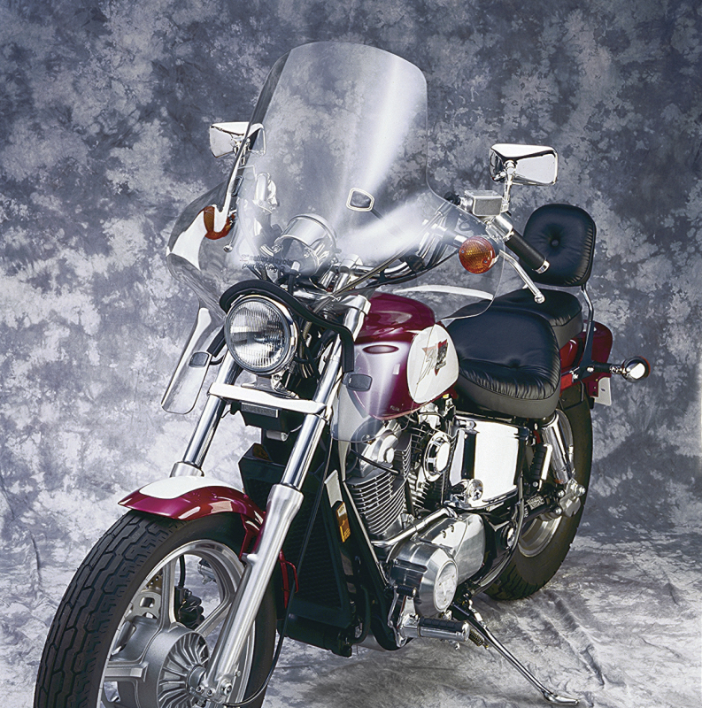 National Cycle 87-07 Honda VT600C/CD/CB900 /CB1000/VT1100 Shadow Plexifaring 3-Clear - N8413-01