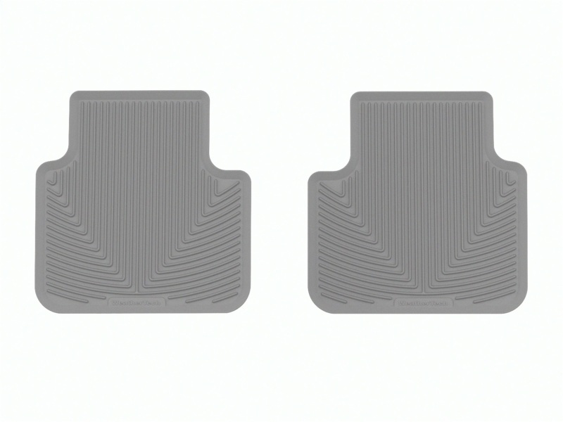 WeatherTech 18-24 Volkswagen Atlas (Incl. 20-24 Cross Sport) Rear Rubber Mats - Grey - W656GR