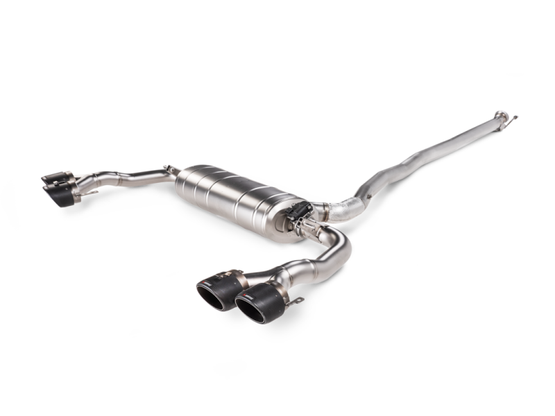 Akrapovic 2024+ Mercedes-AMG CLA 45 / CLA 45 S (C118/x118) Evo Line Cat Back (Titanium) w/ CF Tips - S-ME/T/6H