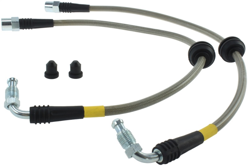 StopTech 07-08 Audi RS4 Front Stainless Steel Brake Line Kit - 950.33005
