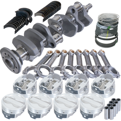 Eagle Chevy LT1 350 1Pc 3.750in Crank 6.000in I-Beam Rods -18cc 4.030in ...