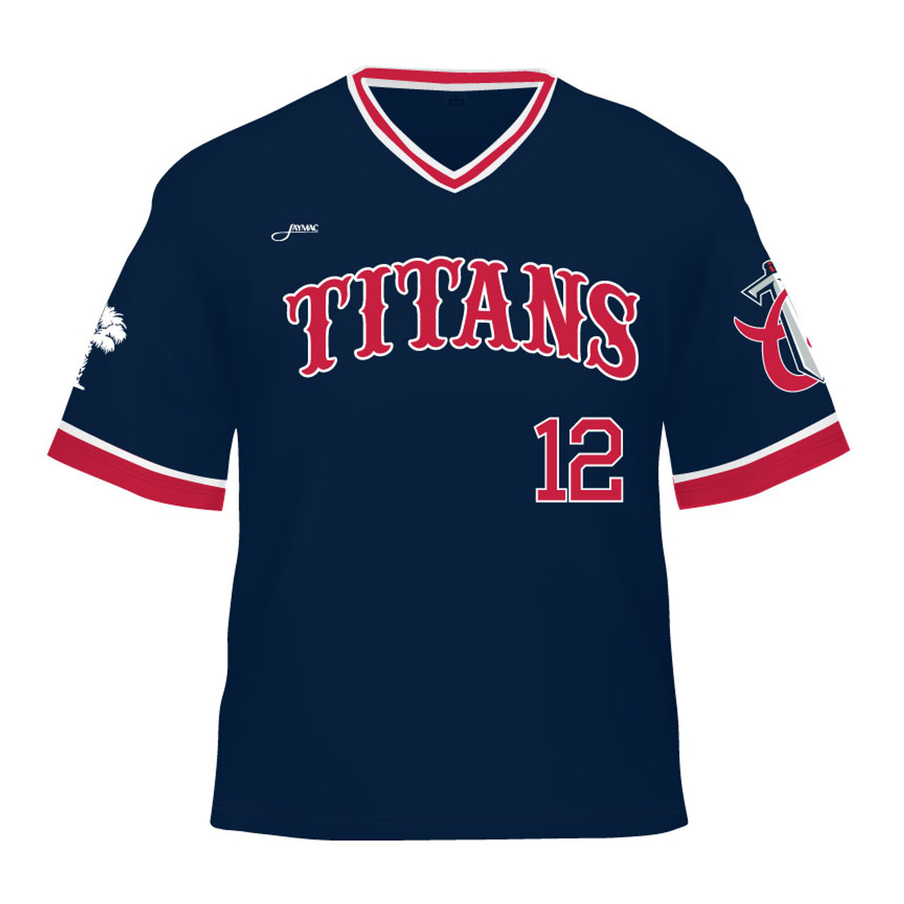 SC Select Baseball Jersey - Navy Palmetto Design - JayMac Sports Products