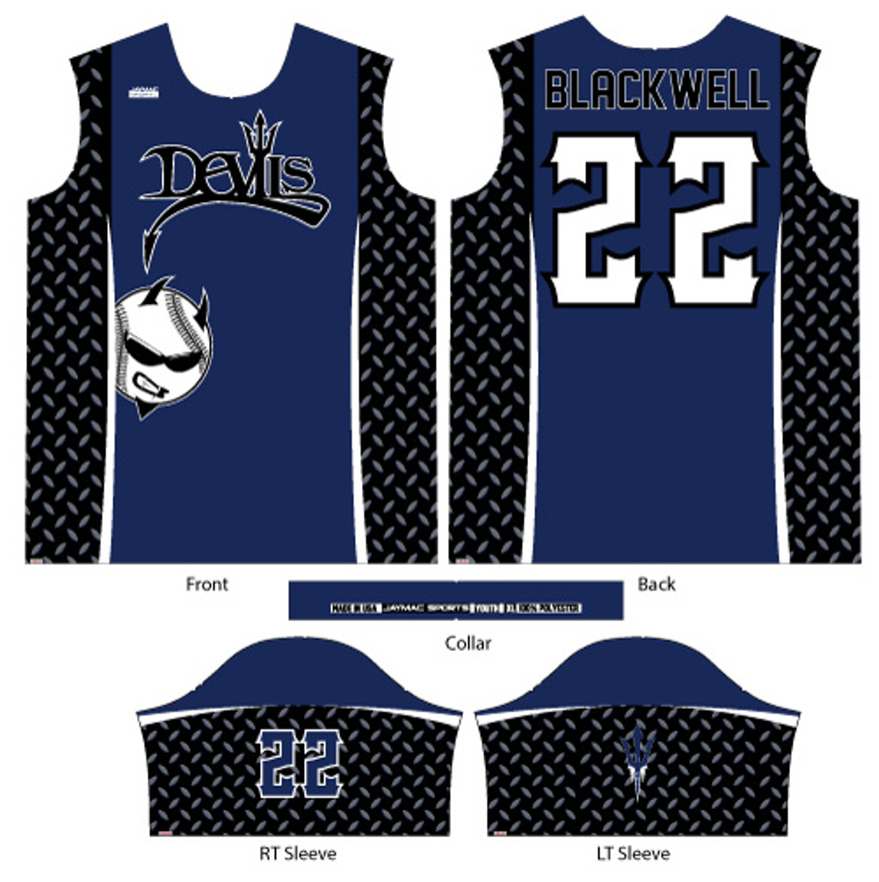 Sublimated Sleeveless Baseball Jerseys