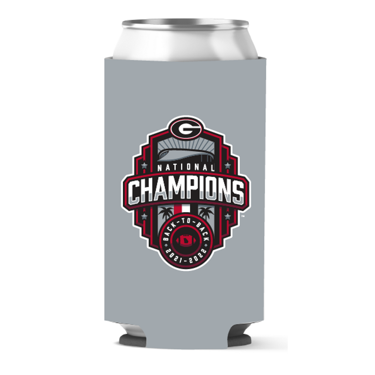 UGA Bottle Koozie - Back 2 Back National Champions - Home/Away Design -  JayMac Sports Products