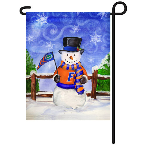 Florida Snowman Garden Flag