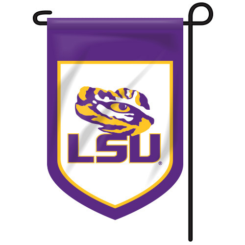LSU Shield Garden Flag - JayMac Sports Products