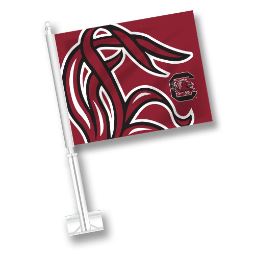 South Carolina Car Flag - Tail Feather