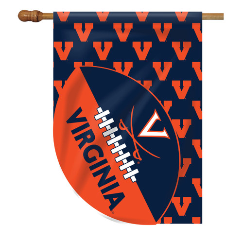 Virginia Sports Cut House Flag
