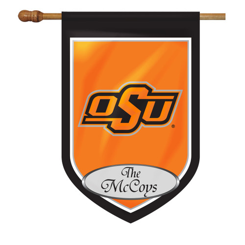 Oklahoma State Personalized House Flag