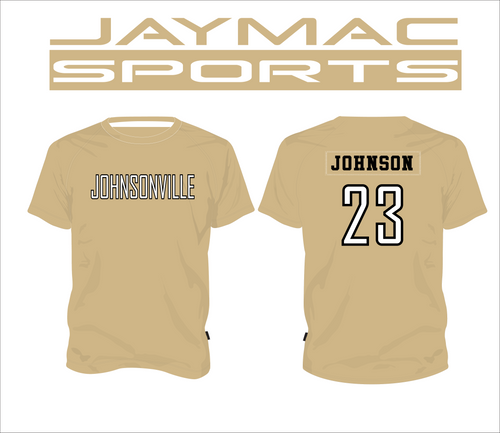 Johnsonville Softball All Star Parent Shirt - Crew Neck Gold