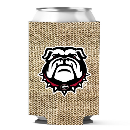 UGA Can Hugger - Burlap