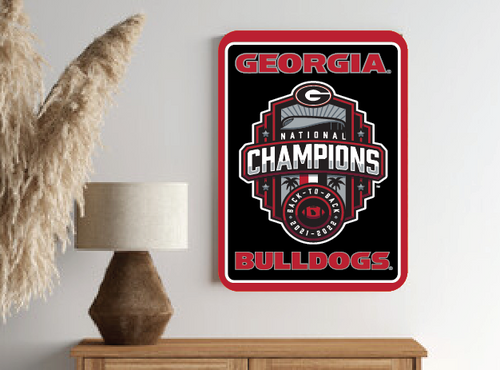 UGA Bottle Koozie - Back 2 Back National Champions - Home/Away Design -  JayMac Sports Products