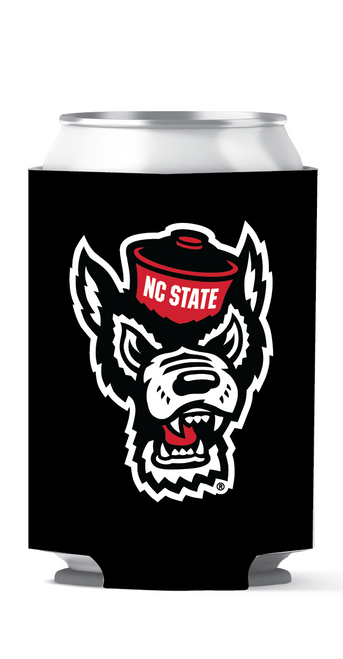 North Carolina State Can Hugger - Head Black