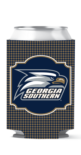 Georgia Southern Can Hugger - Houndstooth