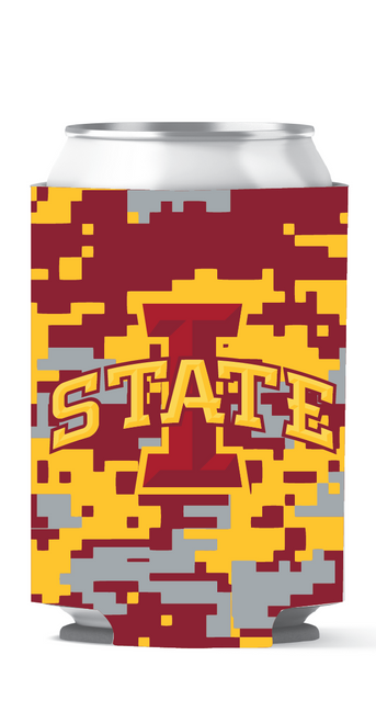 Iowa State Can Hugger - Digital Camo