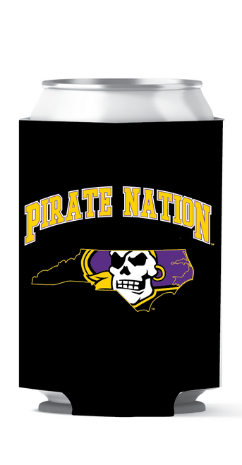 East Carolina Can Hugger - Pirate Nation Black