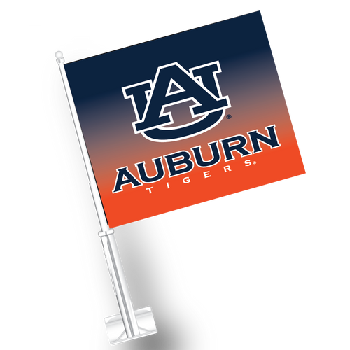 Auburn Car Flag - Ombre