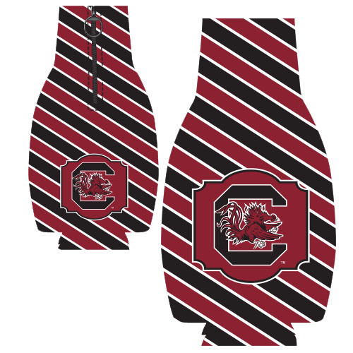 South Carolina Bottle Coozie - Stripes