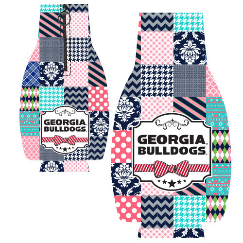 Georgia Bottle Coozie -Quilted