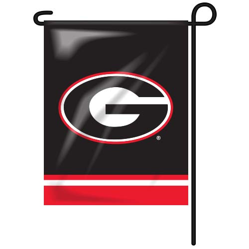 Georgia Bulldogs Rectangle Garden Flag Black