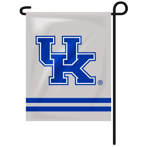 Kentucky Rectangle Garden Flag - Gray