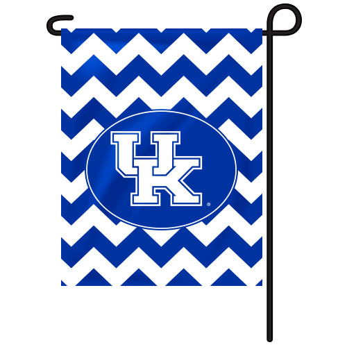 Kentucky Rectangle Garden Flag - Chevron