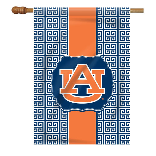 Auburn House Flag - Greek Key
